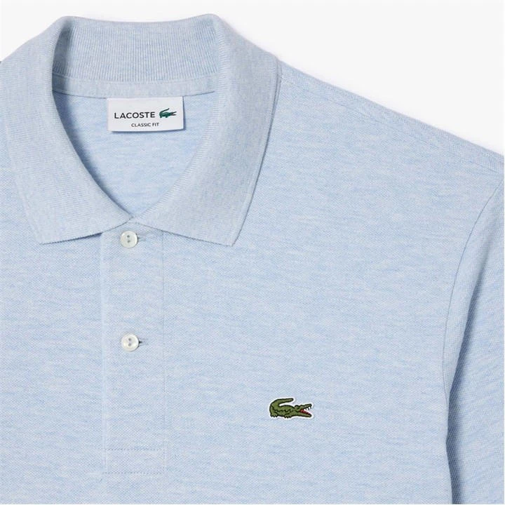 Lacoste Heathered Petit Piqu¿ Cotton Polo Shirt 6 Lacoste Heathered Petit Piqu¿ Cotton Polo Shirt - Image 4