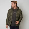 Threadbare Matte Finish Padded Hooded Jacket -FRASERS Shop 29922815 l