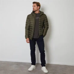Threadbare Matte Finish Padded Hooded Jacket -FRASERS Shop 29922815 l a2