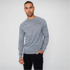 Threadbare Cotton Crew Neck Knitted Jumper