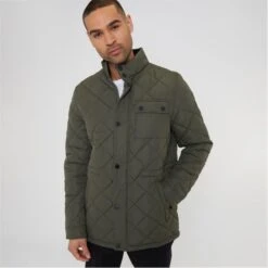 Threadbare Showerproof Diamond Quilted Jacket -FRASERS Shop 29954415 l a2