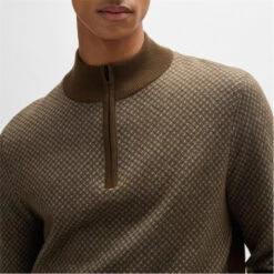 Boss H-Eltorino Quarter-Zip Sweater -FRASERS Shop 30020815 l a2