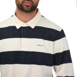 Gant Block Stripe Jeavy Rugger Polo -FRASERS Shop 30565018 l a2