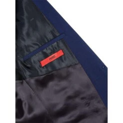 Hugo Henry Slim Fit Cross Hatch Two-Piece Suit Jacket -FRASERS Shop 30694918 l a3