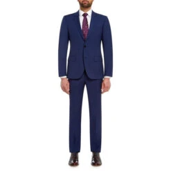 Hugo Henry Slim Fit Cross Hatch Two-Piece Suit Jacket -FRASERS Shop 30694918 l a4