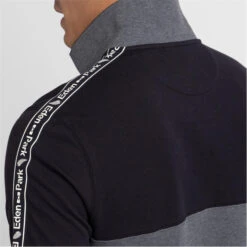 Eden Park Dark Grey Long-sleeved Polo Shirt 9 Eden Park Dark Grey Long-sleeved Polo Shirt -FRASERS Shop 30861802 l a3