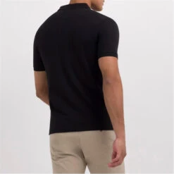 Eden Park Black Stretch Pima Cotton Polo -FRASERS Shop 30883803 l a2