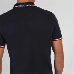 Eden Park Navy Blue Short-sleeved Polo Shirt -FRASERS Shop 30992918 l a2
