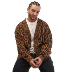 Palm Angels Animaler Brushed Cardigan -FRASERS Shop 31087605 l a3