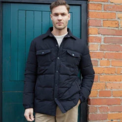 Threadbare Lightweight Collared Quilted Jacket -FRASERS Shop 31126803 l a4