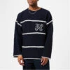 Palm Angels Monogram Striped Sweatshirt -FRASERS Shop 31136818 l