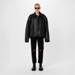 Balenciaga Loose Fit Buckle Pants -FRASERS Shop 31172303 l a6