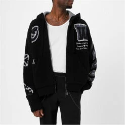 Off-White Varsity Knit Hoodie