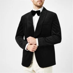 Chap Tailored Fit Stripe Velvet Tux Jacket -FRASERS Shop 31318918 l a4