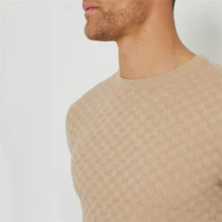 Threadbare Textured Knit Crew Neck Jumper -FRASERS Shop 31525004 l a3