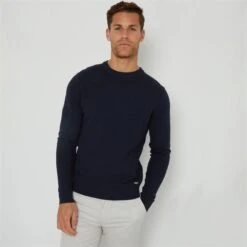 Threadbare Textured Knit Crew Neck Jumper -FRASERS Shop 31525018 l a2