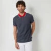 Threadbare Contrast Collar Cotton Jersey Polo Shirt -FRASERS Shop 31620418 l