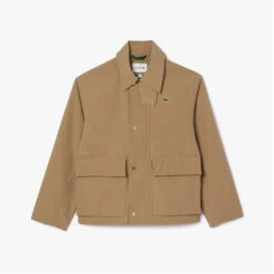 Lacoste Short Lightweight Water-Repellent Parka Jacket