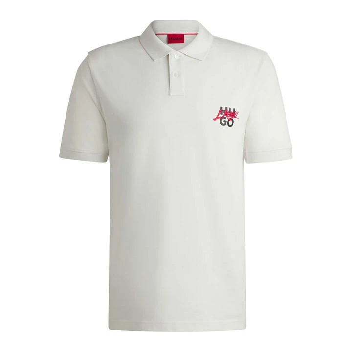 Hugo Double Logo Polo Shirt 3 Hugo Double Logo Polo Shirt