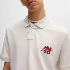 Hugo Double Logo Polo Shirt 9 Hugo Double Logo Polo Shirt -FRASERS Shop 31937769 l a2