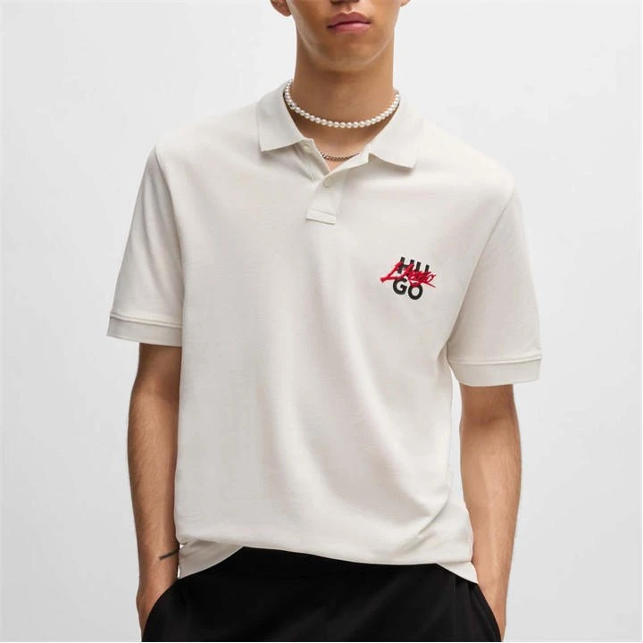 Hugo Double Logo Polo Shirt 6 Hugo Double Logo Polo Shirt - Image 4
