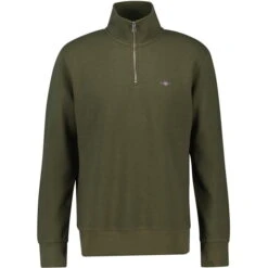 Gant Textured Half Zip Sweatshirt -FRASERS Shop 32067515 l