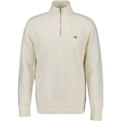 Gant Textured Half Zip Sweatshirt -FRASERS Shop 32067569 l