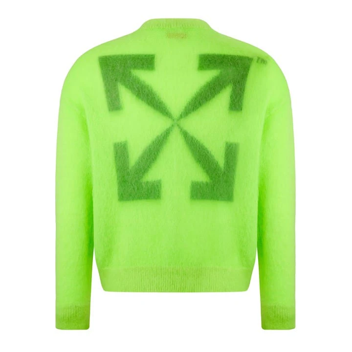 Off-White Knit Crew Jumper 4 Off-White Knit Crew Jumper - Image 2