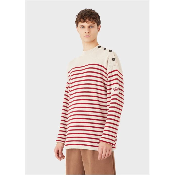 Emporio Armani Button-Detailed Jumper 4 Emporio Armani Button-Detailed Jumper - Image 2