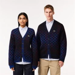 Lacoste Monogram Motif Cardigan 11 Lacoste Monogram Motif Cardigan -FRASERS Shop 32619318 l