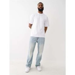 True Religion Super T Twisted Jeans Mens 9 True Religion Super T Twisted Jeans Mens -FRASERS Shop 32702418 l a3