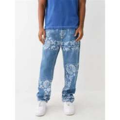 True Religion Bobby Bandana Jeans Mens
