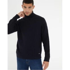 Threadbare Roll Neck Jumper Mens -FRASERS Shop 32747918 l