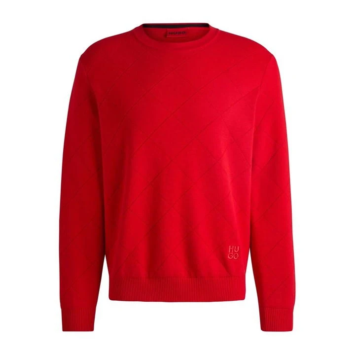 Hugo Symond Knitted Square Pattern Sweater 3 Hugo Symond Knitted Square Pattern Sweater