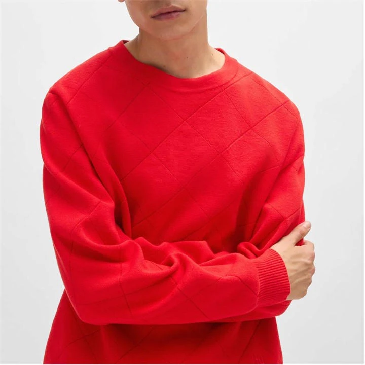 Hugo Symond Knitted Square Pattern Sweater 6 Hugo Symond Knitted Square Pattern Sweater - Image 4