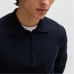 Hugo San Pepe Polo Collar Sweater -FRASERS Shop 32784118 l a2