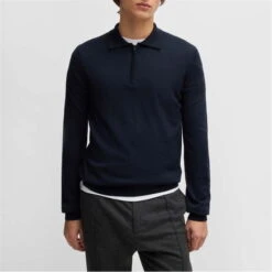 Hugo San Pepe Polo Collar Sweater -FRASERS Shop 32784118 l a3