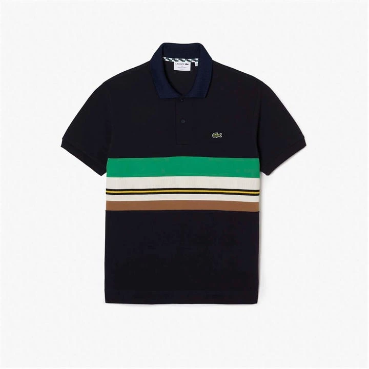 Lacoste French Made Contrast Stripe Polo Shirt 5 Lacoste French Made Contrast Stripe Polo Shirt - Image 3