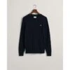 Gant COTTON CABLE C-NECK EVENING BLUE S -FRASERS Shop 32888618 l