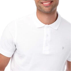 Farah Cove Organic Modern Fit Polo Shirt -FRASERS Shop 32977201 l a2