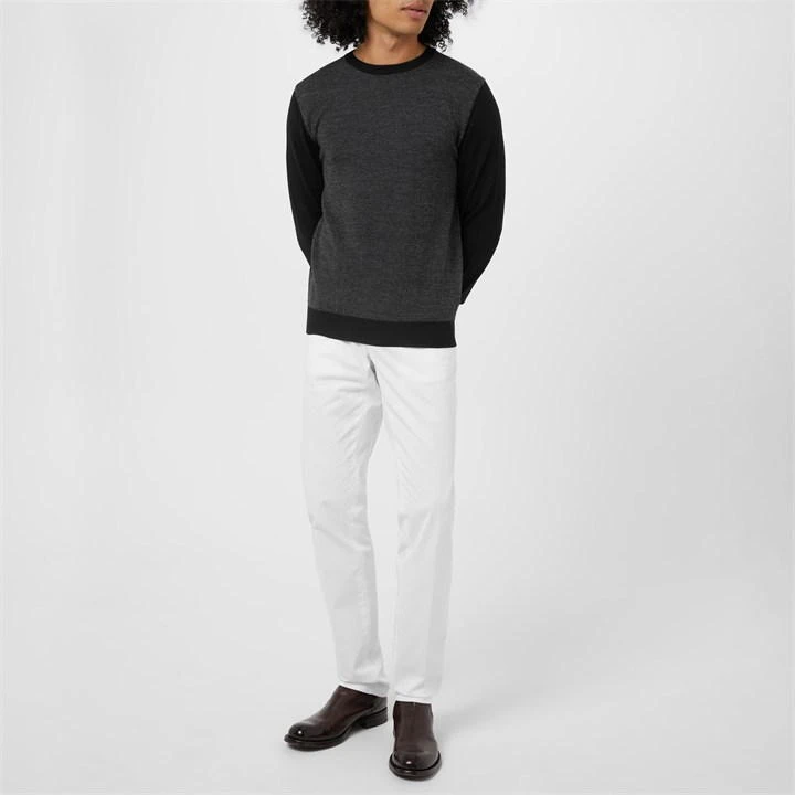 Canali Two Tone Knit Jumper 4 Canali Two Tone Knit Jumper - Image 2