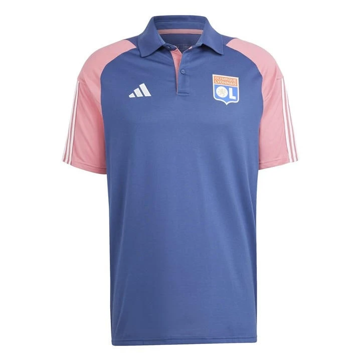 ADIDAS Olympique Lyonnais Tiro 23 Training Polo Shirt Adults 3 ADIDAS Olympique Lyonnais Tiro 23 Training Polo Shirt Adults