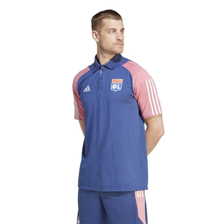 ADIDAS Olympique Lyonnais Tiro 23 Training Polo Shirt Adults 4 ADIDAS Olympique Lyonnais Tiro 23 Training Polo Shirt Adults - Image 2