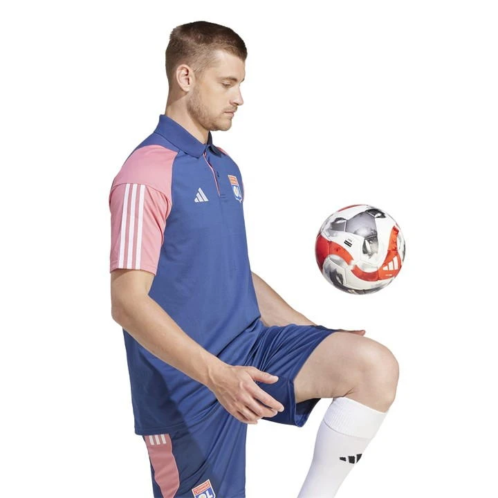 ADIDAS Olympique Lyonnais Tiro 23 Training Polo Shirt Adults 6 ADIDAS Olympique Lyonnais Tiro 23 Training Polo Shirt Adults - Image 4