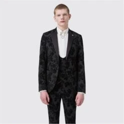 Fleet Skinny Fit Flocked Jacket -FRASERS Shop 52005102 l a2