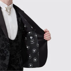 Fleet Skinny Fit Flocked Jacket -FRASERS Shop 52005102 l a4