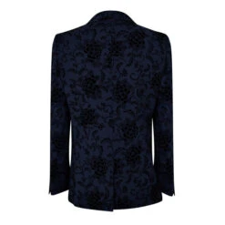 Novello Skinny Fit Flocked Suit Jacket -FRASERS Shop 52022718 l a5