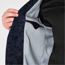 Novello Skinny Fit Flocked Suit Jacket -FRASERS Shop 52022718 l a9