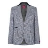 Exeter Slim Fit Grey Check Suit Jacket -FRASERS Shop 52033402 l