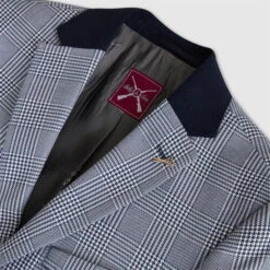 Exeter Slim Fit Grey Check Suit Jacket 7 Exeter Slim Fit Grey Check Suit Jacket -FRASERS Shop 52033402 l a6